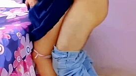 convinced my niece to fuck outdoors, filled her pussy with cum 😈