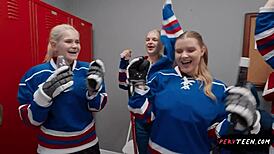 Big Ass Teen Says, 'Want Me To Suck Your Cock In The Locker Room?'