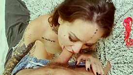 Watch Mari Galore give sloppy wet blowjob! So intense!