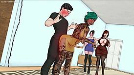 Busty Milf Stepmom with Huge Tits in Devine Heel 03 3D Porn Game Scene