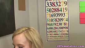 Real Amateur Teen 18+ Tugging Dick In Pov Blowjob Scene