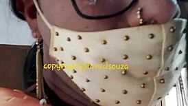 check out indian crossdresser lara dsouza rocking that orange satin saree