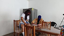 Prima says, 'Watch me practice seducing my master with my big ass shaking'