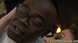 Why does stepdaughter gobble bbc and get banged?