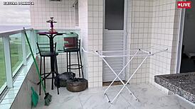 Look what this maid does to provoke me!