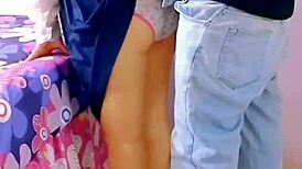 convinced my niece to fuck outdoors, filled her pussy with cum 😈