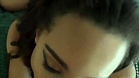 Stepsister Greets Brother with Mouth and Pussy