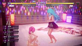 Intense Lesbian Battle 2: Pussy Licking And Scissoring Action