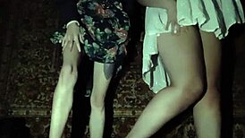 Real Female Retro Orgasms With Passionate Masturbation Lesbian Homemade Friend Girlfriend Amateurs Skirt Dress