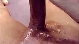 I massage my big cock in pov