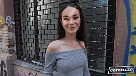 Gotfilled Liz Ocean Rides Big Cock In Cowgirl, Petite Body Bouncing!