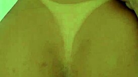 Kalena Mitrak watches follower jerk while she takes big cock doggystyle in bedroom with husband as cuckold swingers flash tan lines