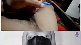 Toi et moi, l'amour pour toujours on webcam with shaved pussy and nylon