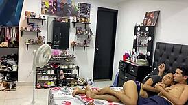 Stepbrother fucks scared sister with big cock