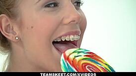 Teen Poppy gets hardcore fucked in missionary.