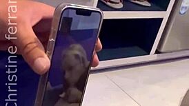 Hotwife eater fucked me nicely, husband watched via video call