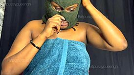 beautiful nigerian neighbor rides big black cock in sloppy pov