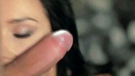 Stroking leads to a loving blowjob session.