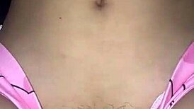 Stepfather gets aroused by pajamas and climaxes on bed