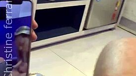 Hotwife eater fucked me nicely, husband watched via video call