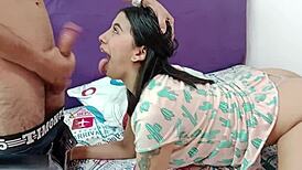 Stepsister's Big Ass Bounces on Stepbrother's Monster Cock!