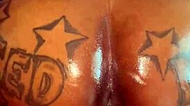 Wet Pussy Bent Over for Monster Cock Fuck