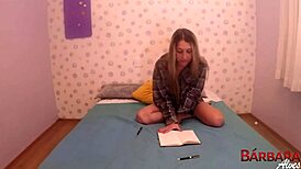 naughty stepdaughter kaya nymphet tries to deceive her dad and stepmom barbara alves with big cock blowjob and nympho pussy action