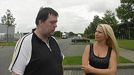 Gina Bends Over For Intense Casting Blowjob And Doggystyle Fuck.