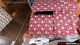 Milf Sets Up Glory Hole for Stepson with Deepthroat Blowjob