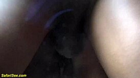 Whoa this saggy tit african teen is getting fisted in the backseat so rough 😱