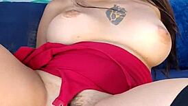 Video call ends in double anal vaginal penetration