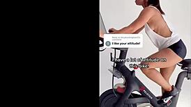 Girl Experiences Nipslip While Working Out in Tight Top