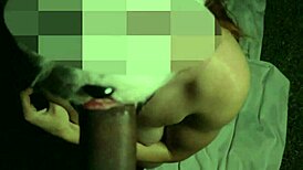 married woman strips naked outdoors and gets anal from stranger in the woods