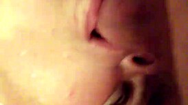 BBW babe sucks big cock with tits bouncing 😍