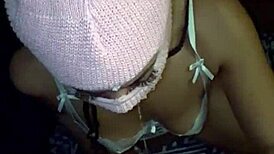 Masked Baddie Deep Throats Big Black Cock