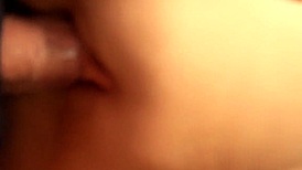 The lube makes her pussy so slick and ready for fucking