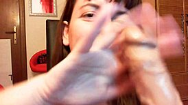 european trans milf roleplays fuck doll showing silicone vs real pussy use