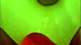 Slave pees in red lingerie compilation