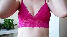 Yoga In See-Through Leggings!