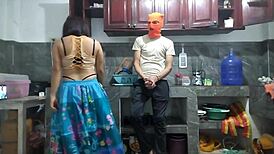 25-Year-Old Man Masturbates In Kitchen From Flaccid To Erect