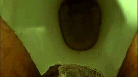 Slave pees in red lingerie compilation