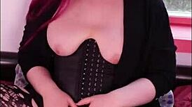 Sexy BBW Shemale in Cock Sleeve Scene