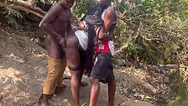 We almost got caught fucking by the riverside! 😳