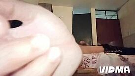 Le pongo el condón con la voca ami vecino en navidad