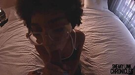 Slim Thick Redbone Nerd Bent Over for POV Doggystyle