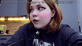 Furiyssh appears as chubby amateur in alternative cute style for pretty mugbang session.