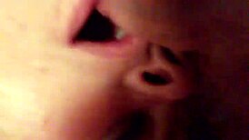 BBW babe sucks big cock with tits bouncing 😍