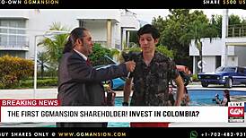 Redhead Latina Lesbian Pussy Licking Session