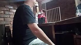 Playing With Myself At Work, Stroking My Cock In A Handjob Scene