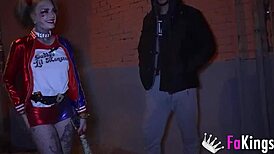 lady medusa is the nasty harley quinn shes lookin for a big cock